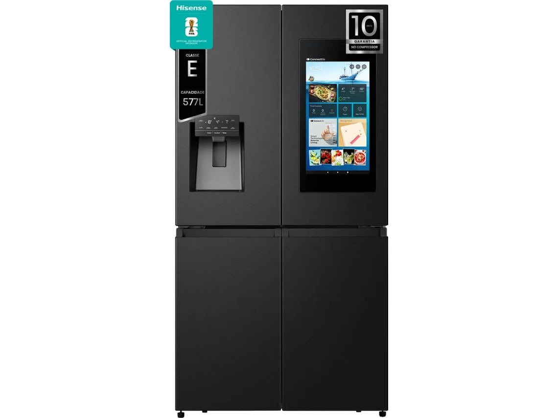 Frigorífico Americano HISENSE RQ760N4IFE (No Frost - 178.5 cm - 577 L - Preto)
