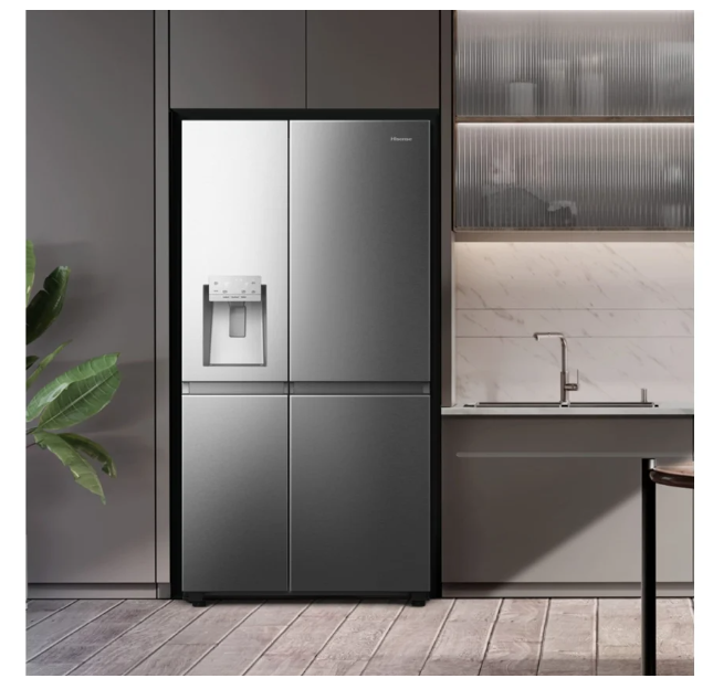 Frigorífico Americano HISENSE RS818N4TIC (Total No Frost - 179 cm - 632 L - Inox)