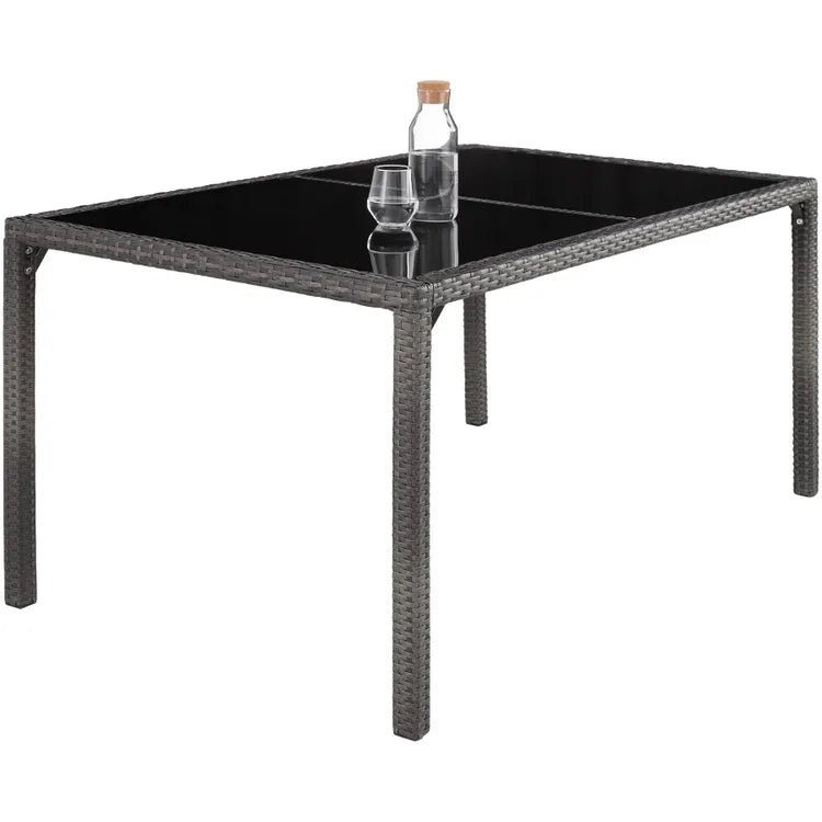 TECTAKE Conjunto de rattan Para 6 pessoas